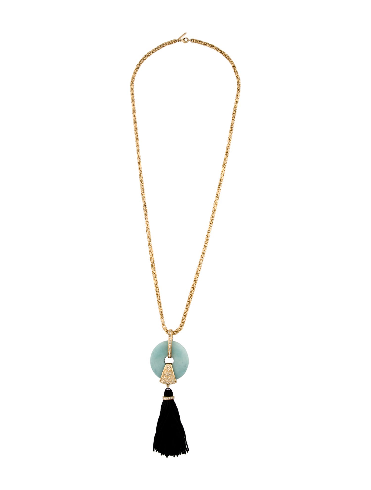 Rachel Zoe Crystal Pendant Necklace