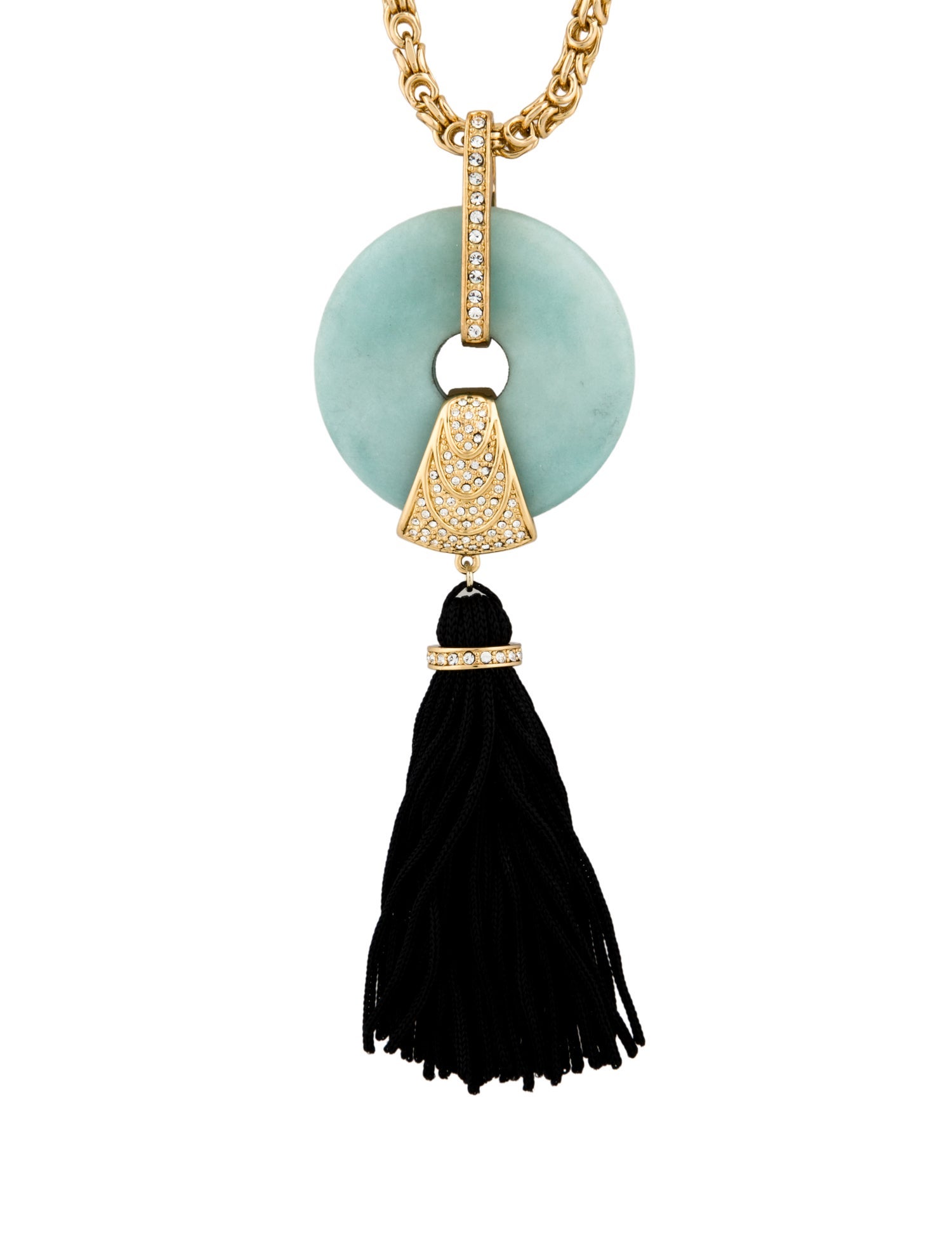 Rachel Zoe Crystal Pendant Necklace