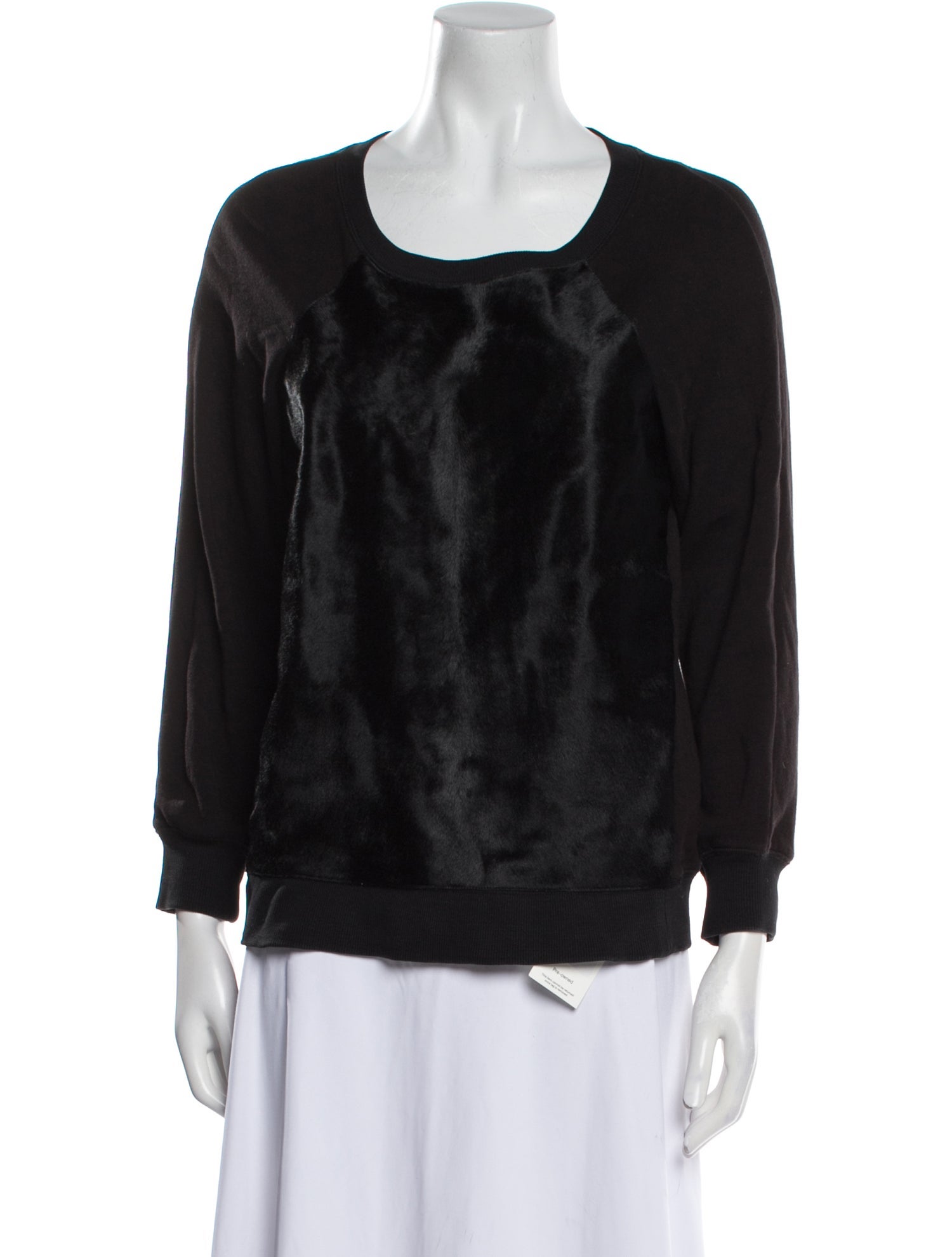 Rachel Zoe Scoop Neck Long Sleeve Sweatshirt