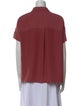 Rachel Zoe Short Sleeve Button-Up Top