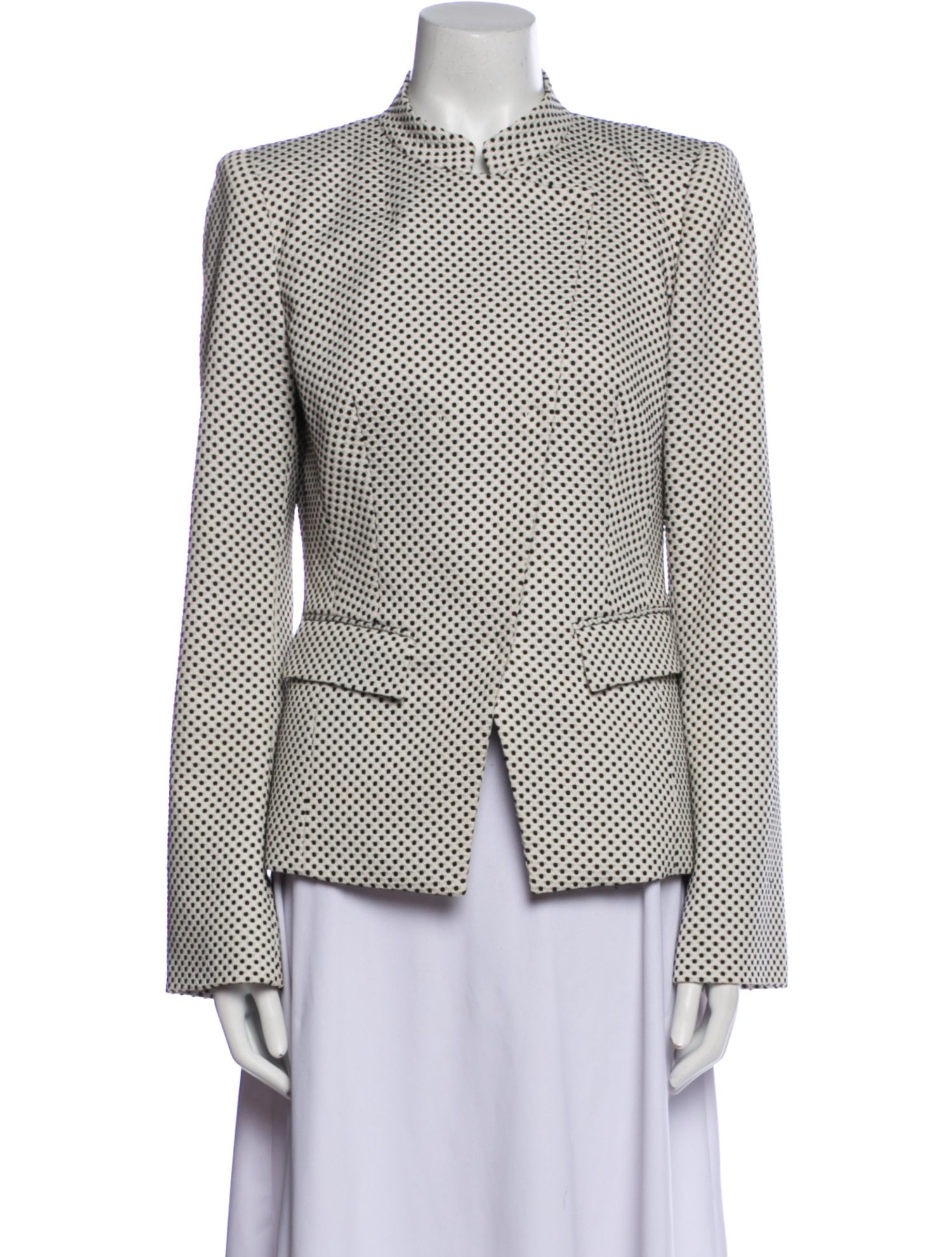 Rachel Zoe Tweed Pattern Evening Jacket