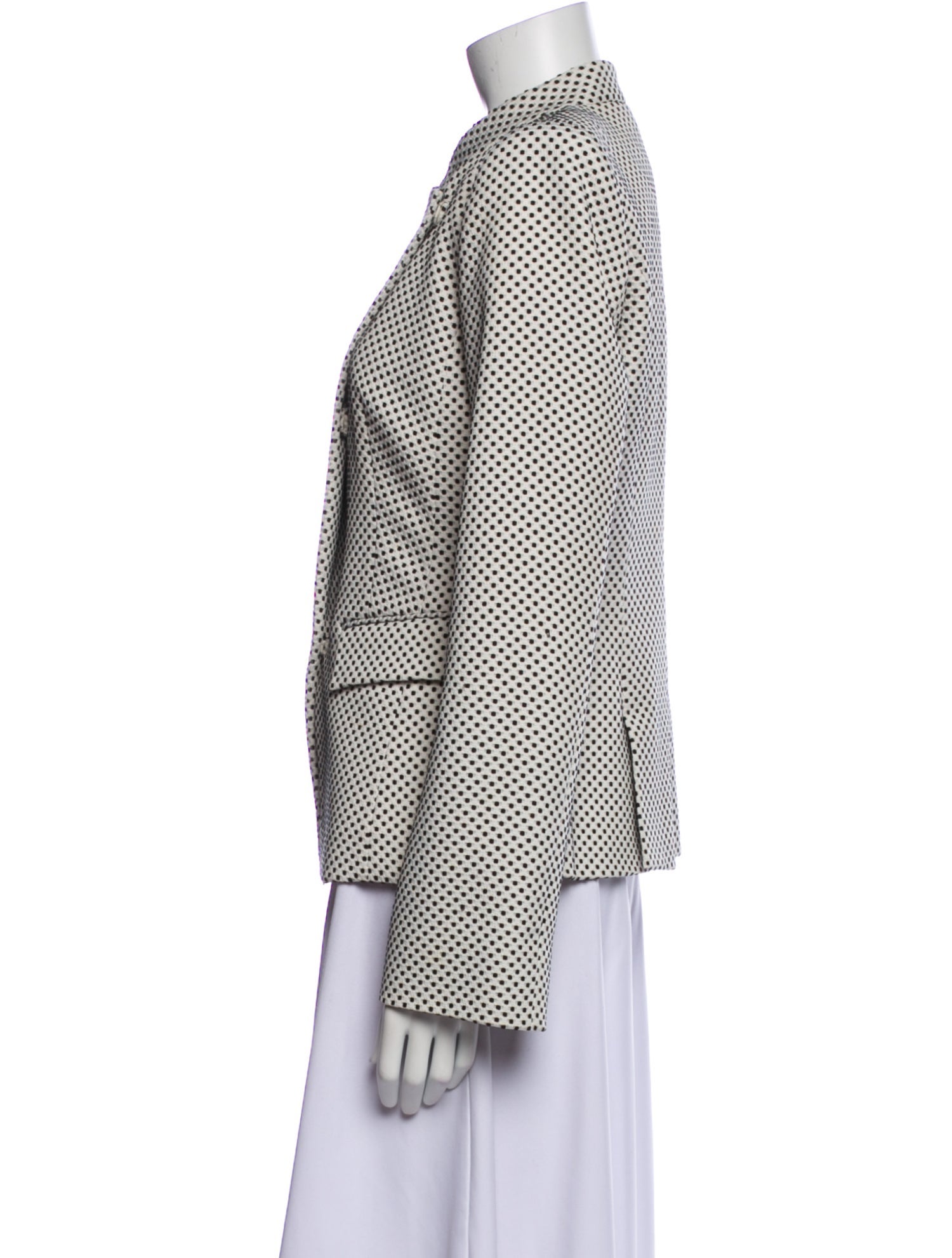 Rachel Zoe Tweed Pattern Evening Jacket