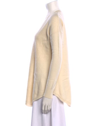 Rachel Zoe Crochet V-Neck Sweater