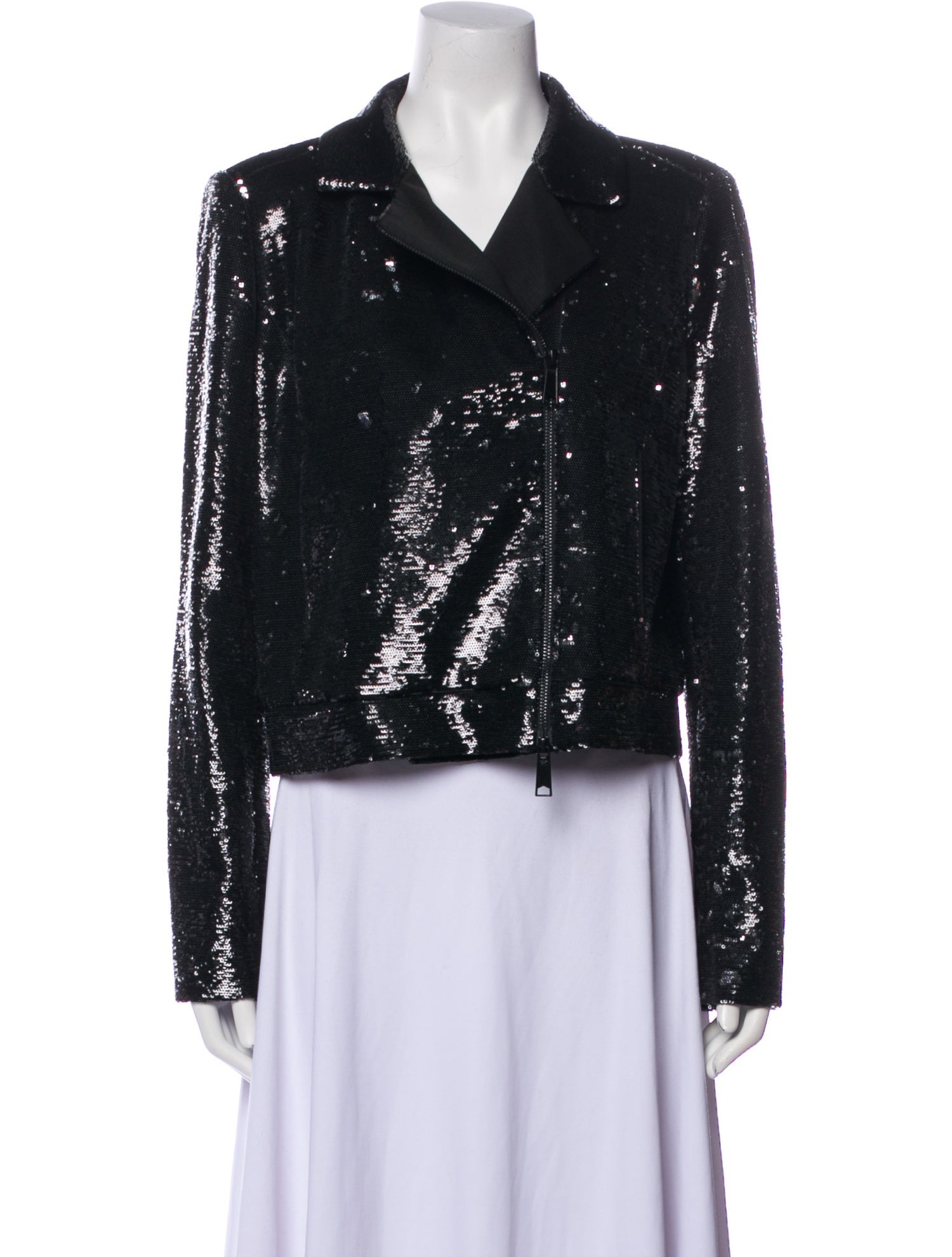 Rachel Zoe Tweed Pattern Evening Jacket