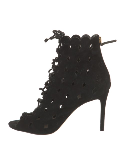 Rachel Zoe Suede Cutout Accent Gladiator Sandals