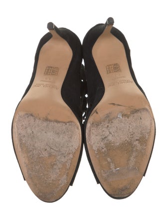 Rachel Zoe Suede Cutout Accent Gladiator Sandals