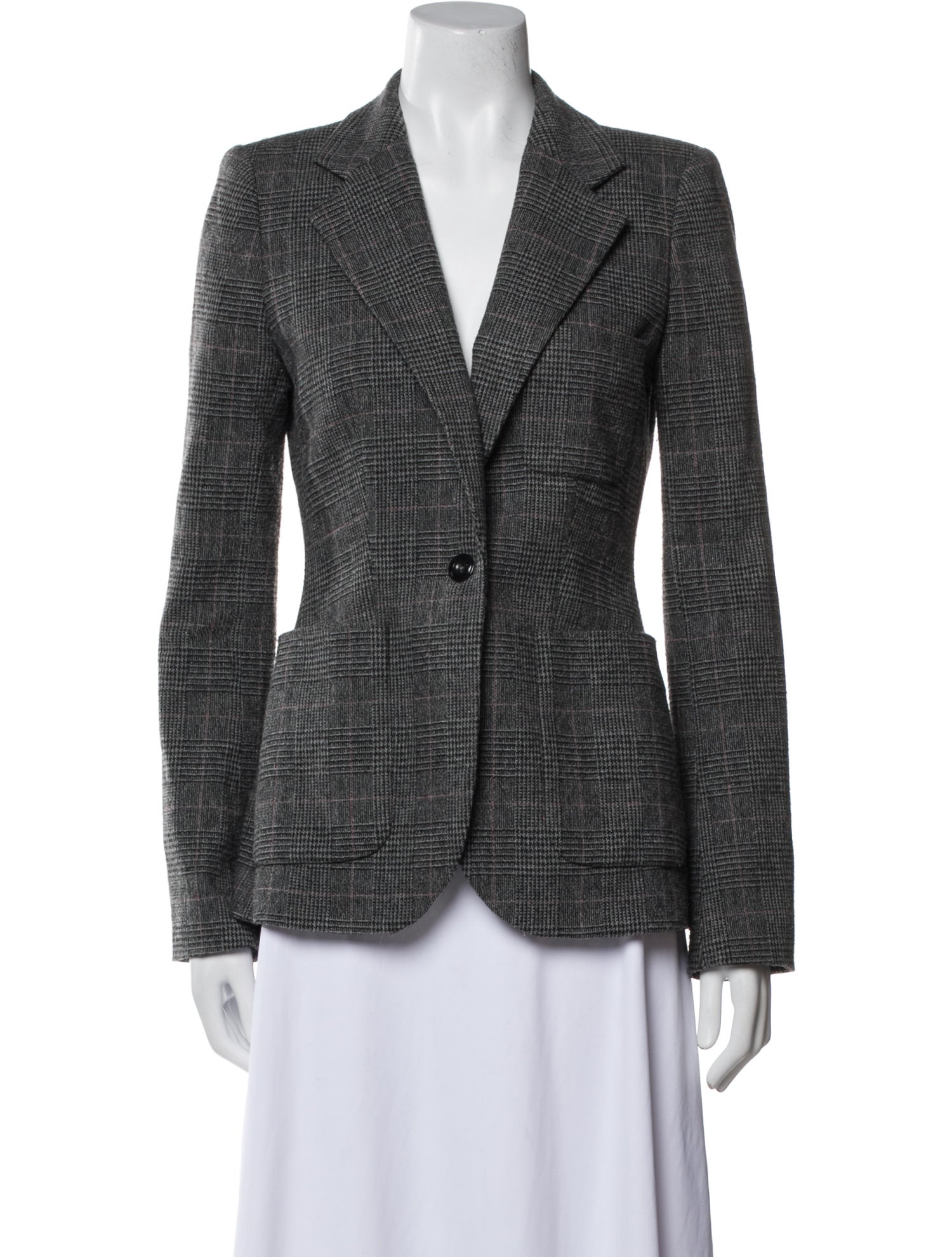 Rachel Zoe Plaid Print Coat