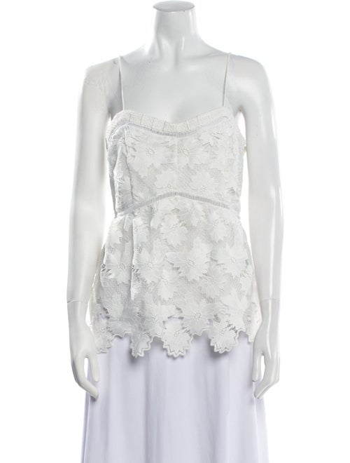 Rachel Zoe Square Neckline Sleeveless Top