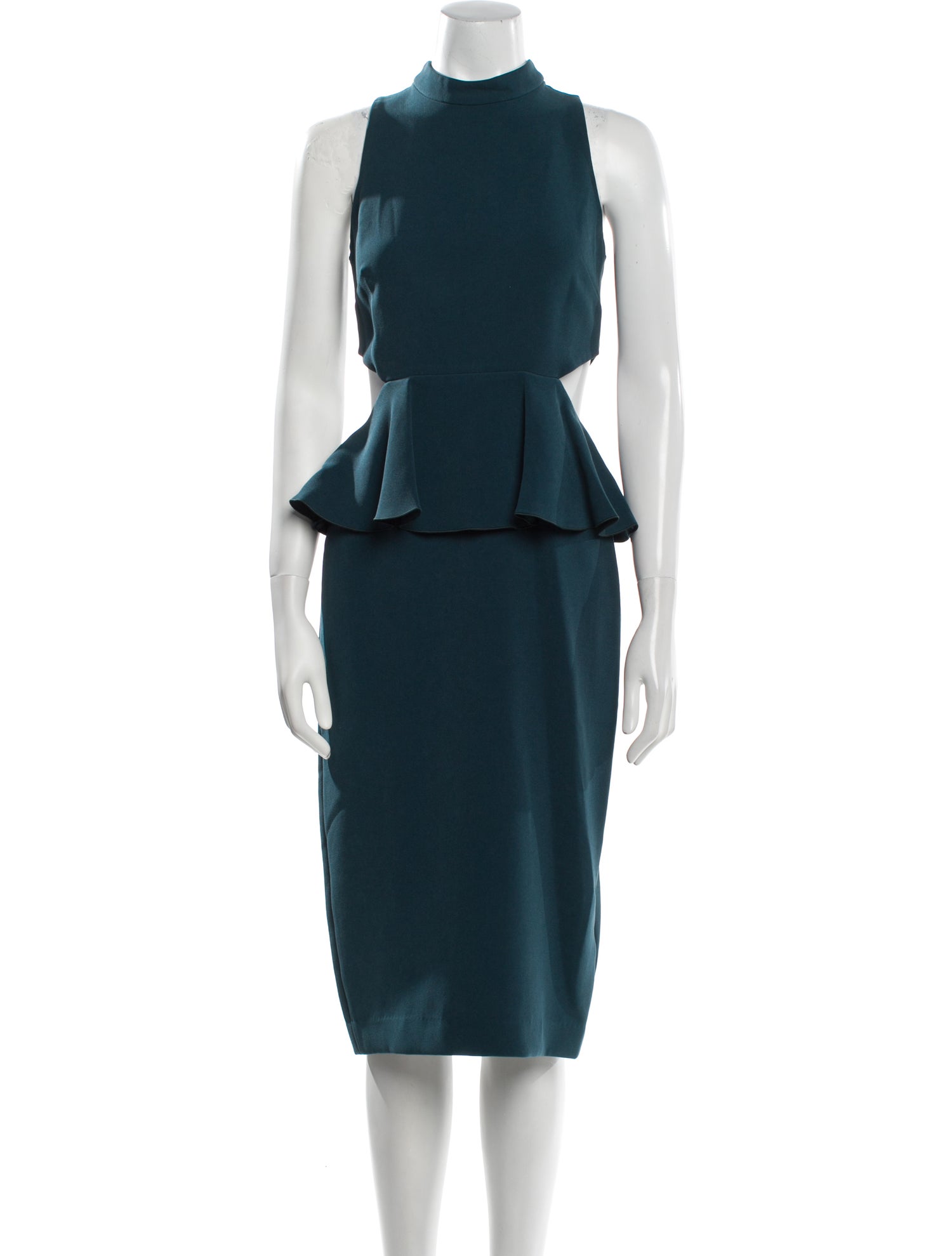 Rachel Zoe Mock Neck Midi Length Dress