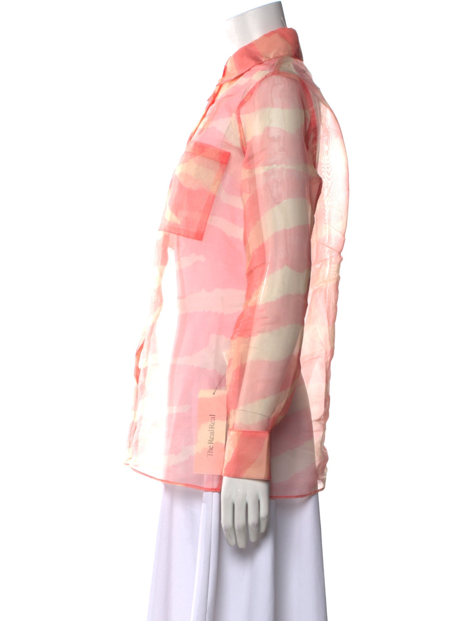 Rachel Zoe Plaid Print Long Sleeve Button-Up Top