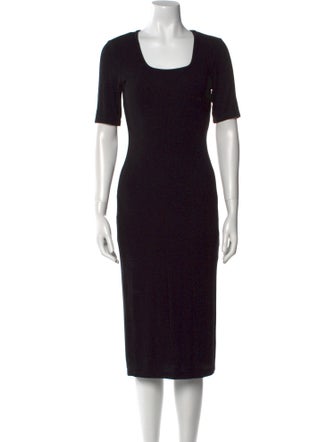 Rachel Zoe Square Neckline Midi Length Dress