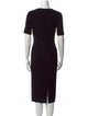 Rachel Zoe Square Neckline Midi Length Dress