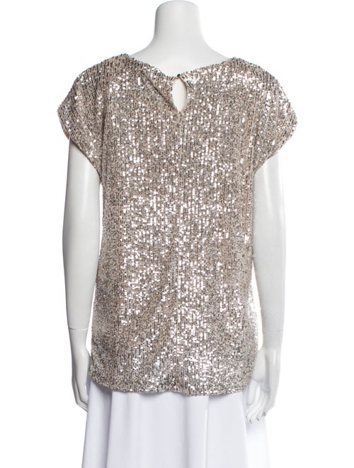 Rachel Zoe Scoop Neck Short Sleeve Top