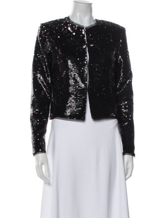 Rachel Zoe Tweed Pattern Evening Jacket