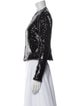 Rachel Zoe Tweed Pattern Evening Jacket
