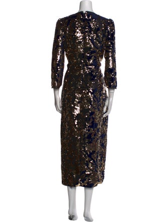 Rachel Zoe Printed Long Dress