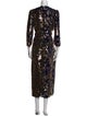 Rachel Zoe Printed Long Dress