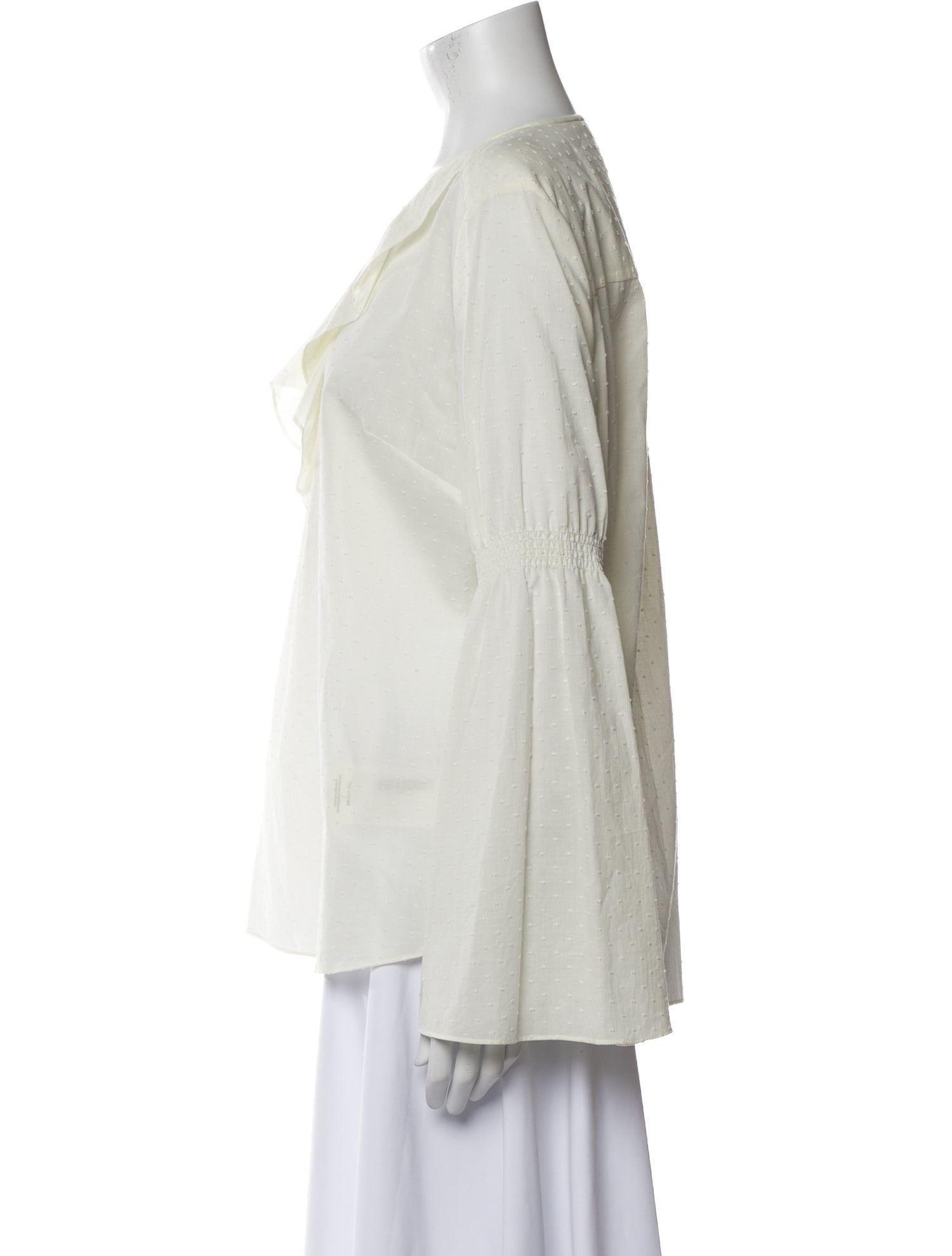 Rachel Zoe Crew Neck Long Sleeve Blouse