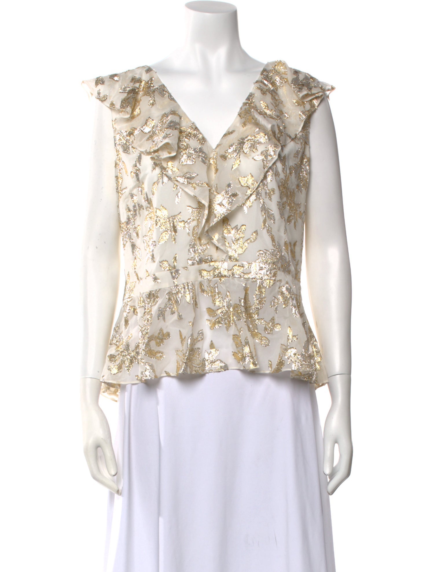 Rachel Zoe Silk Printed Blouse