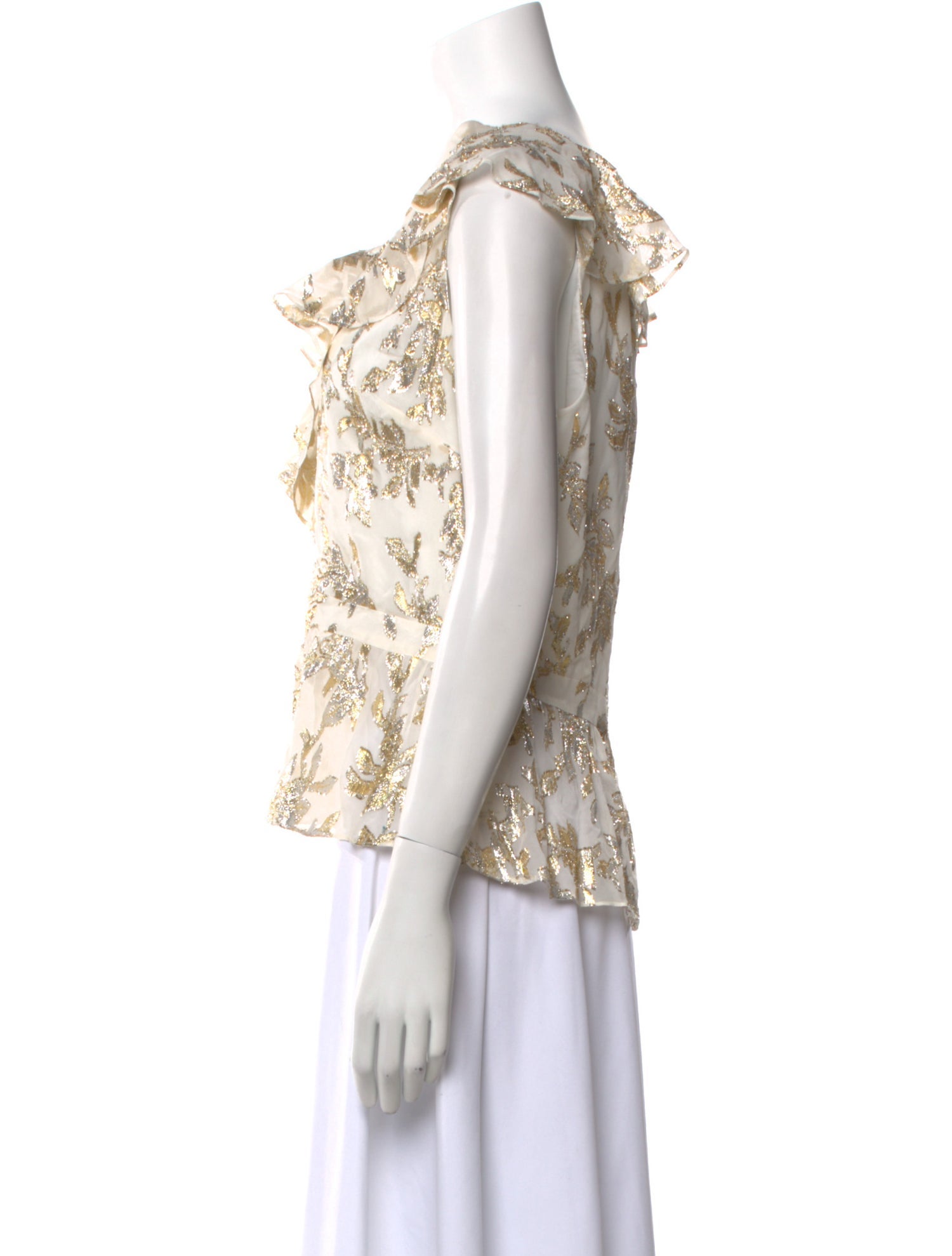 Rachel Zoe Silk Printed Blouse