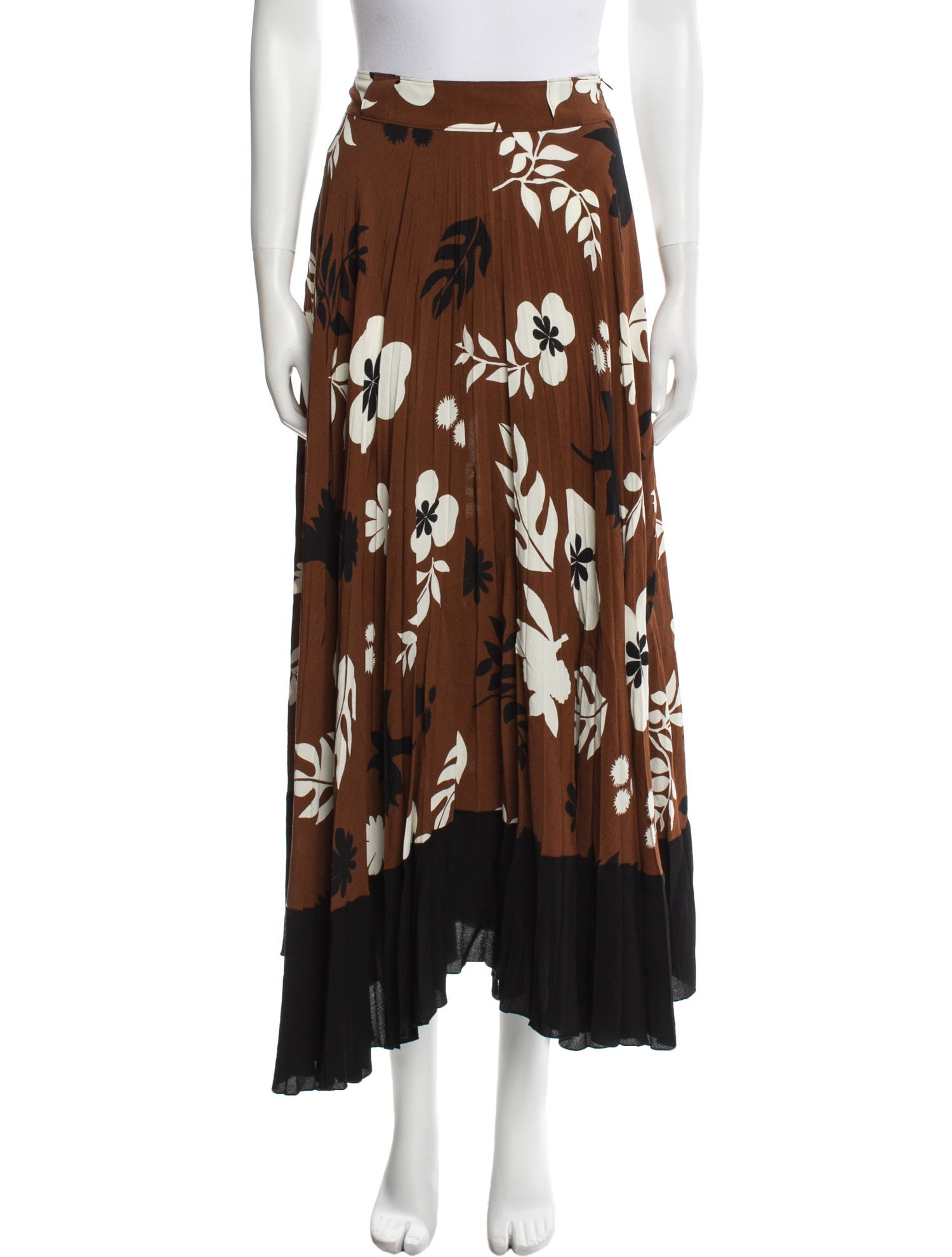 RACIL Floral Print Midi Length Skirt w/ Tags