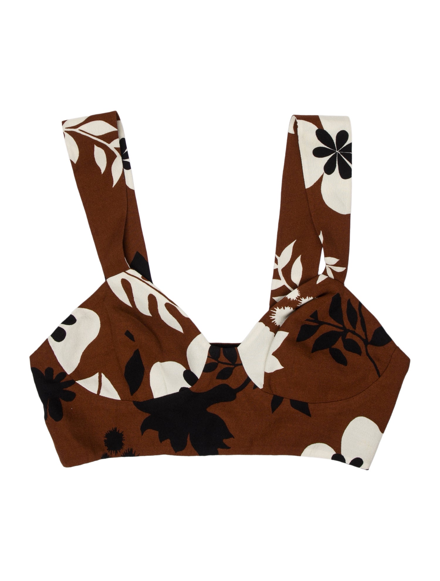 RACIL Printed V-Neck Bodysuit