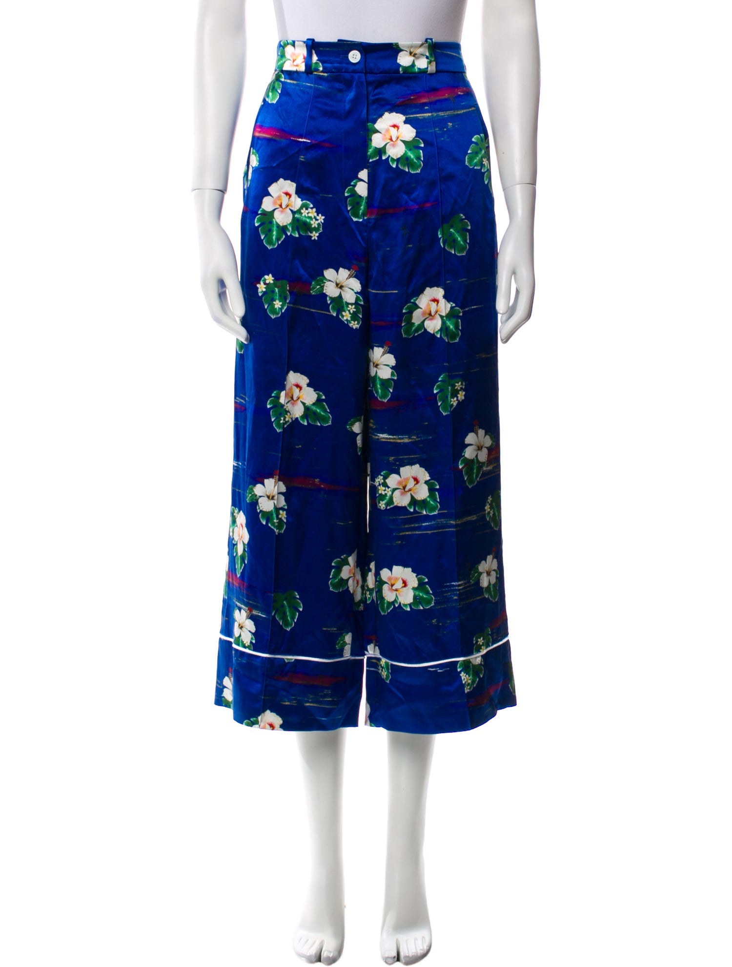 RACIL Silk Wide Leg Pants