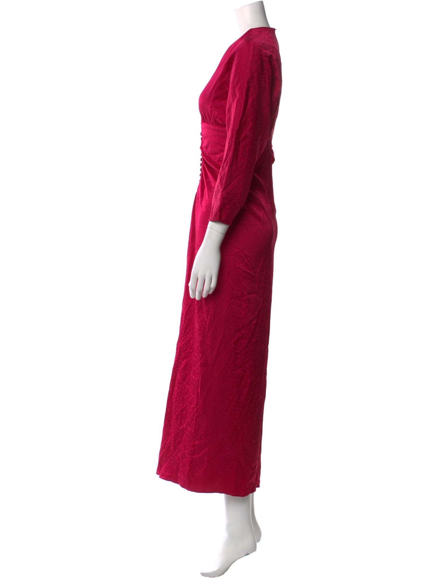 RACIL V-Neck Long Dress