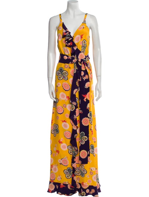 RACIL Silk Long Dress