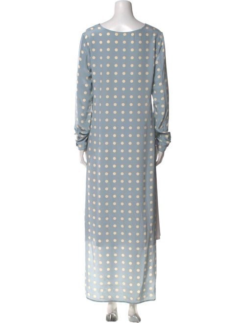 RACIL Silk Polka Dot Print Crop Top