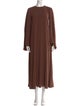 RACIL Crew Neck Long Dress