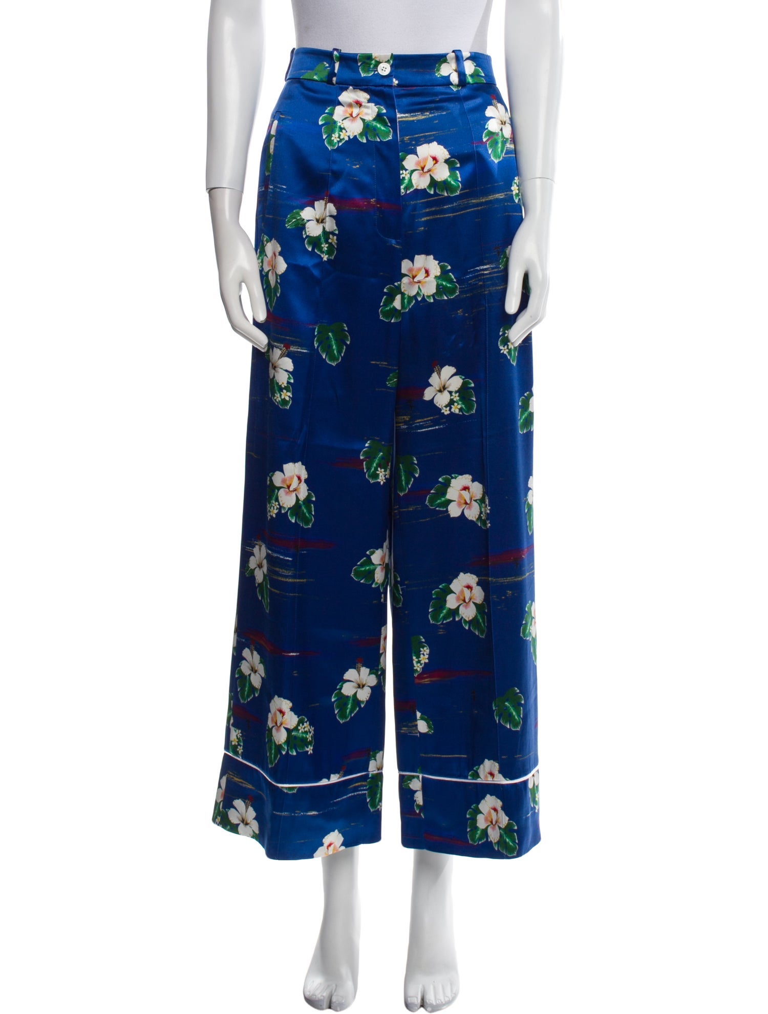 RACIL Floral Print Wide Leg Pants