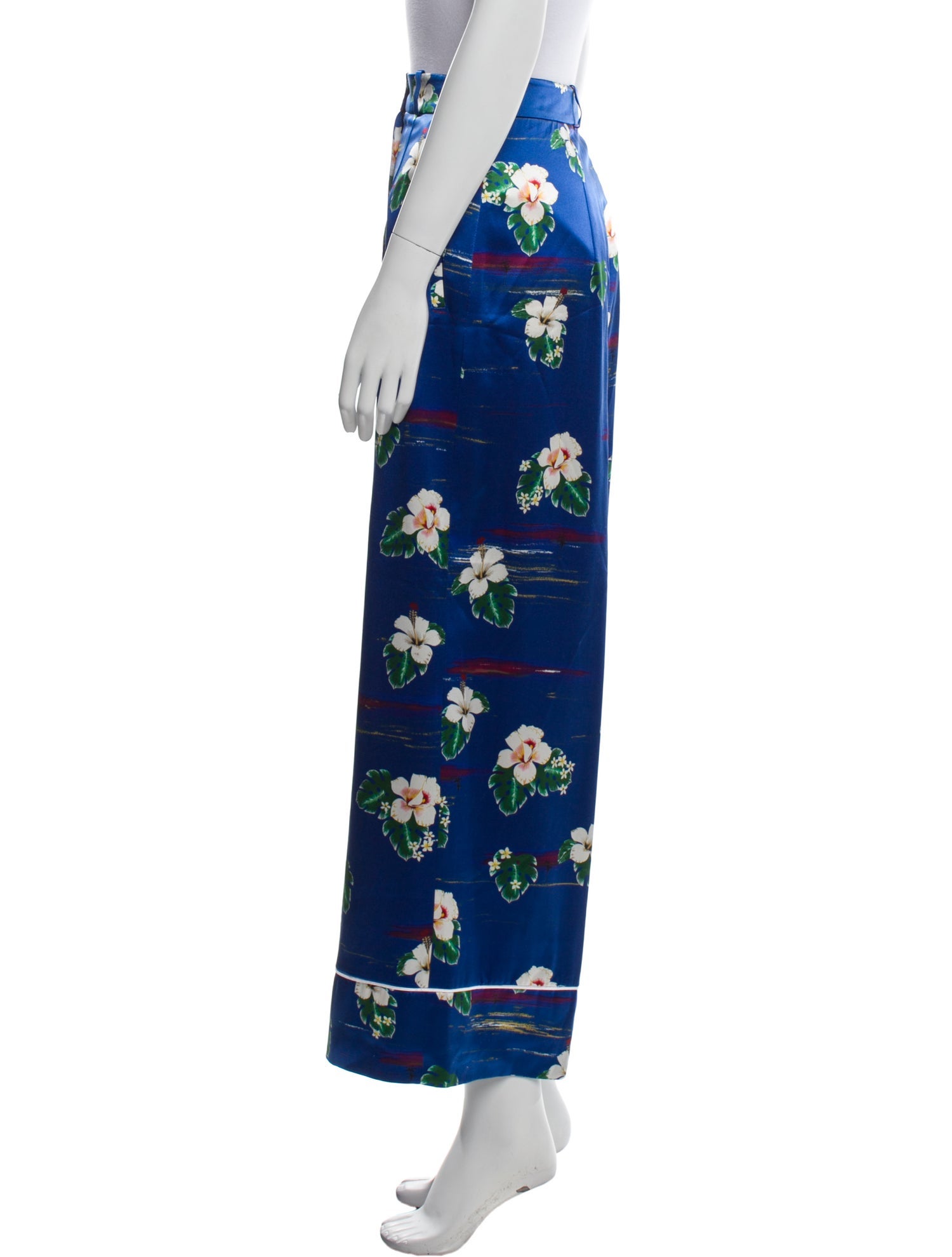 RACIL Floral Print Wide Leg Pants