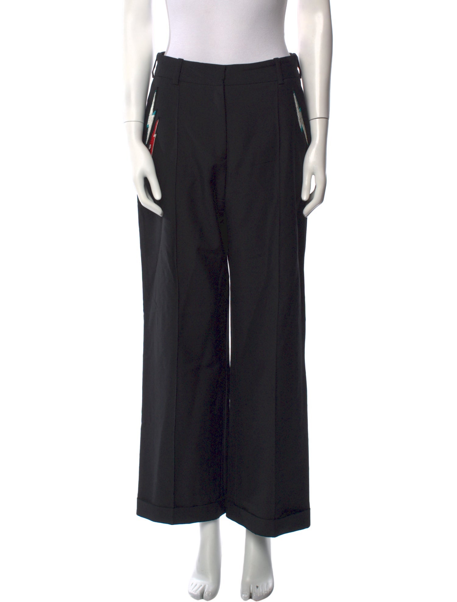 RACIL Wool Wide Leg Pants