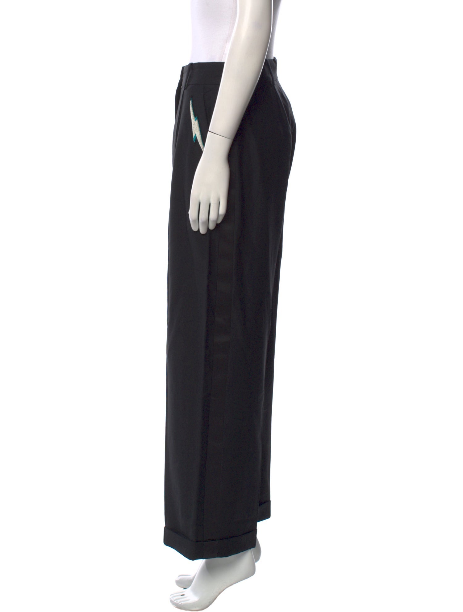 RACIL Wool Wide Leg Pants