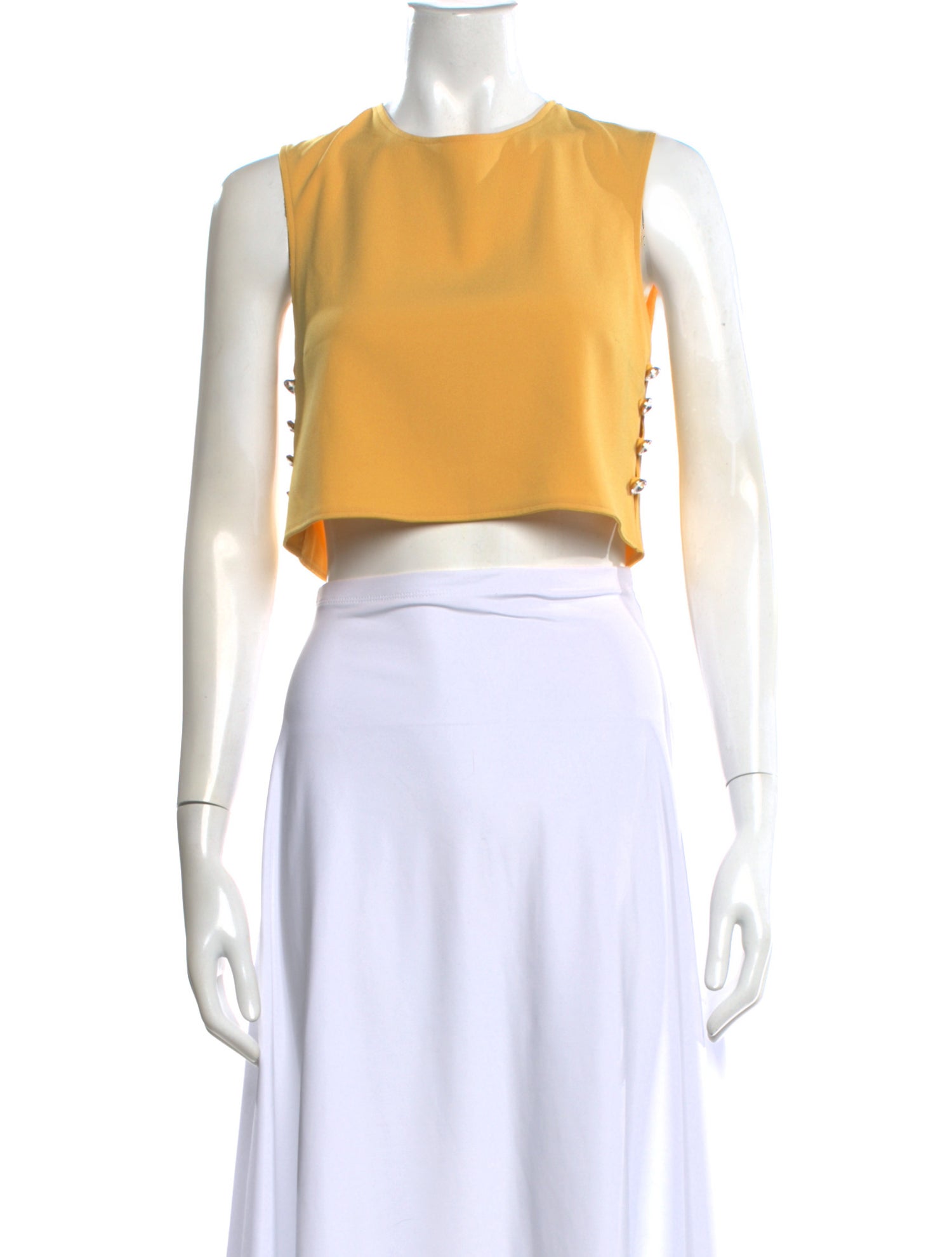 RACIL Crew Neck Sleeveless Crop Top