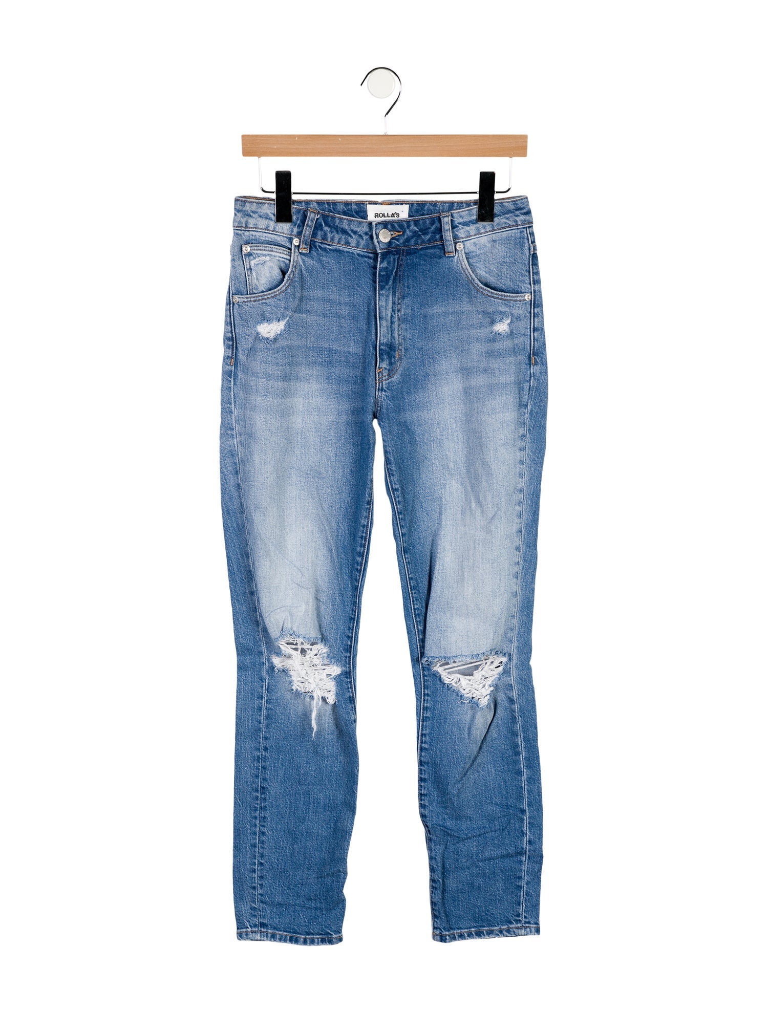 Rolla's Mid-Rise Straight Leg Jeans