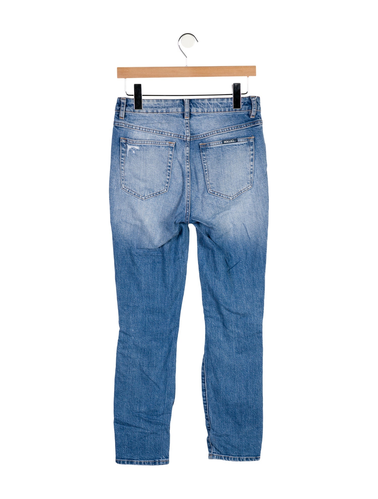Rolla's Mid-Rise Straight Leg Jeans