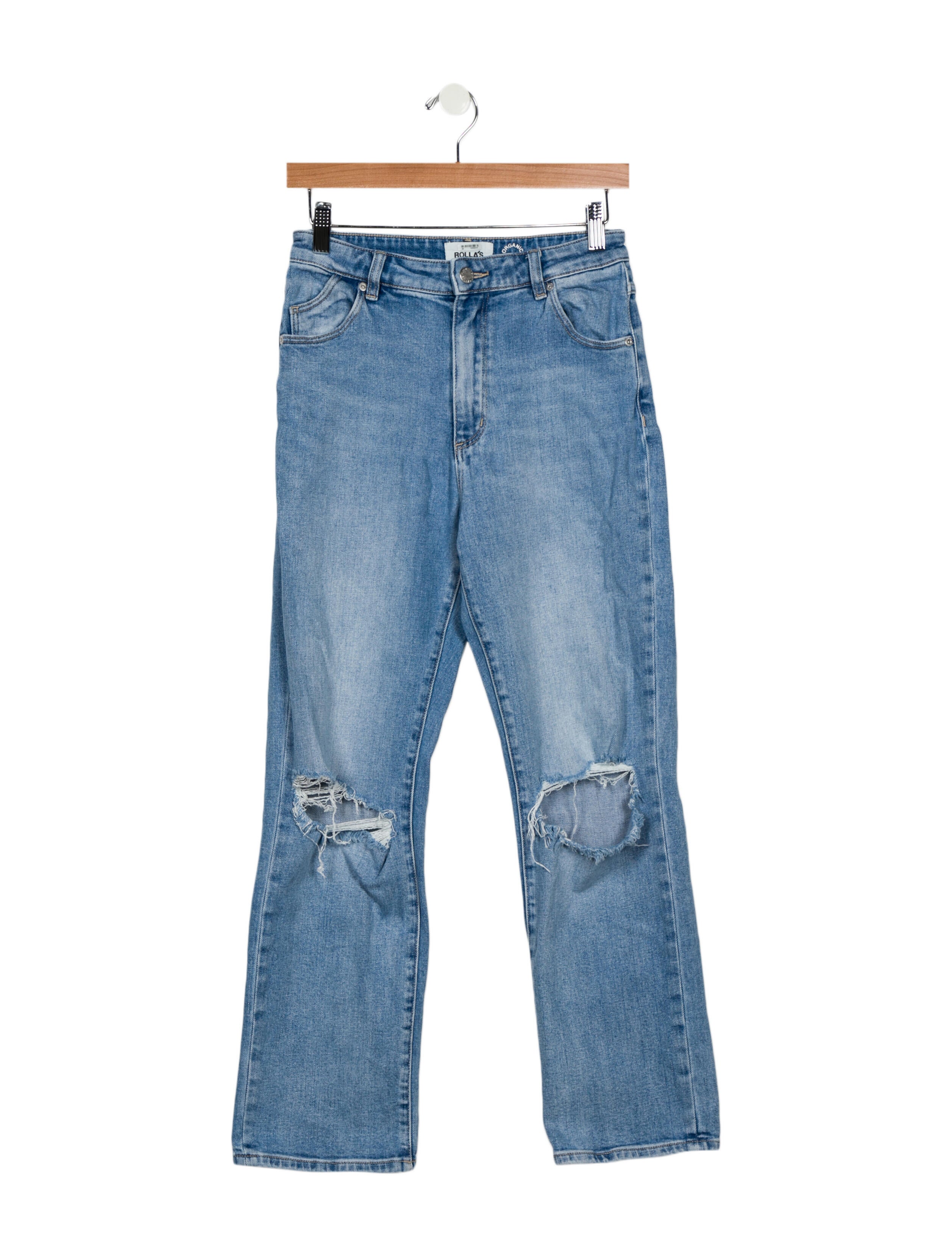 Rolla's Mid-Rise Straight Leg Jeans