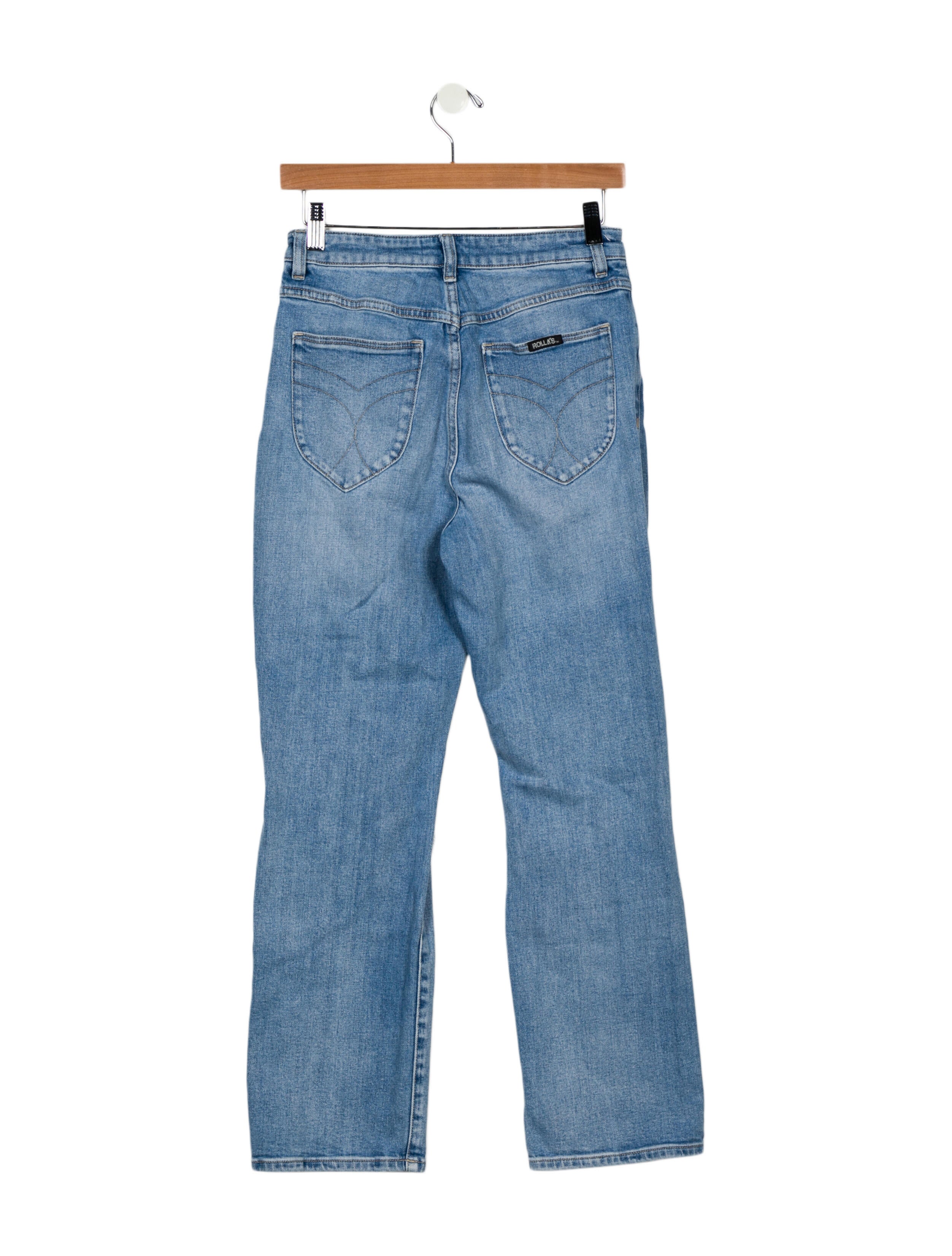 Rolla's Mid-Rise Straight Leg Jeans