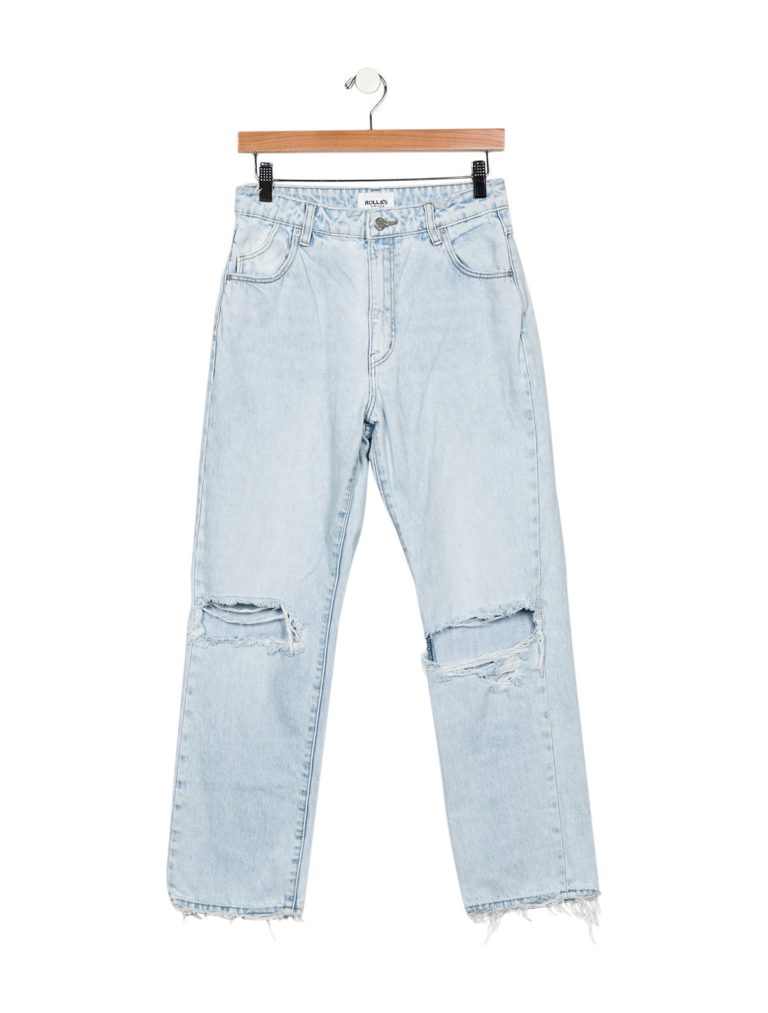 Rolla's Mid-Rise Straight Leg Jeans