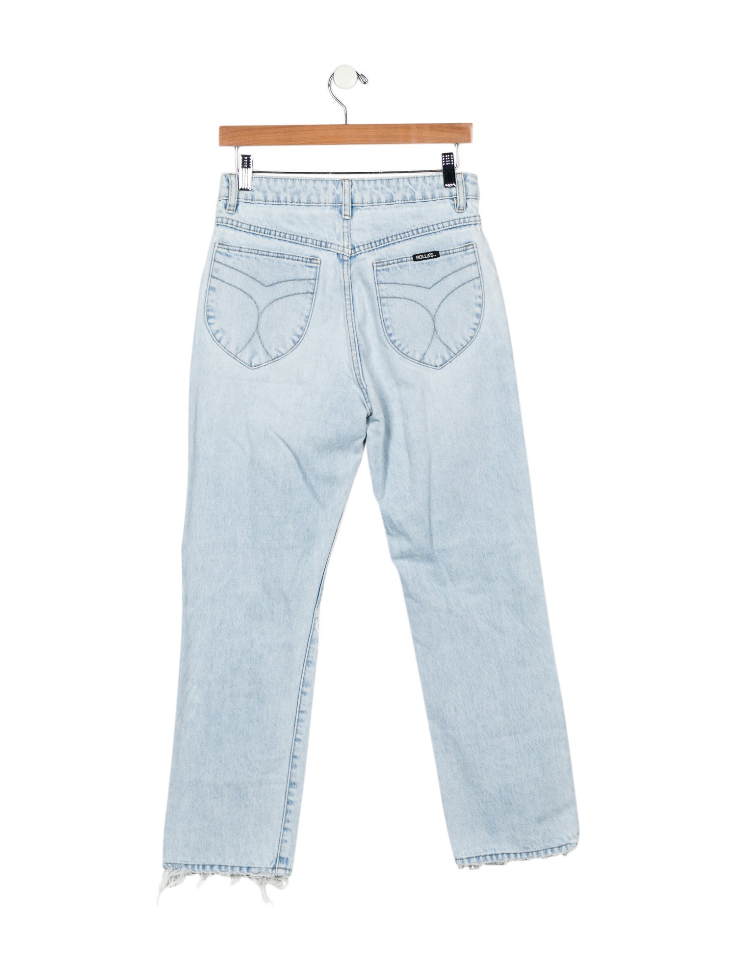 Rolla's Mid-Rise Straight Leg Jeans