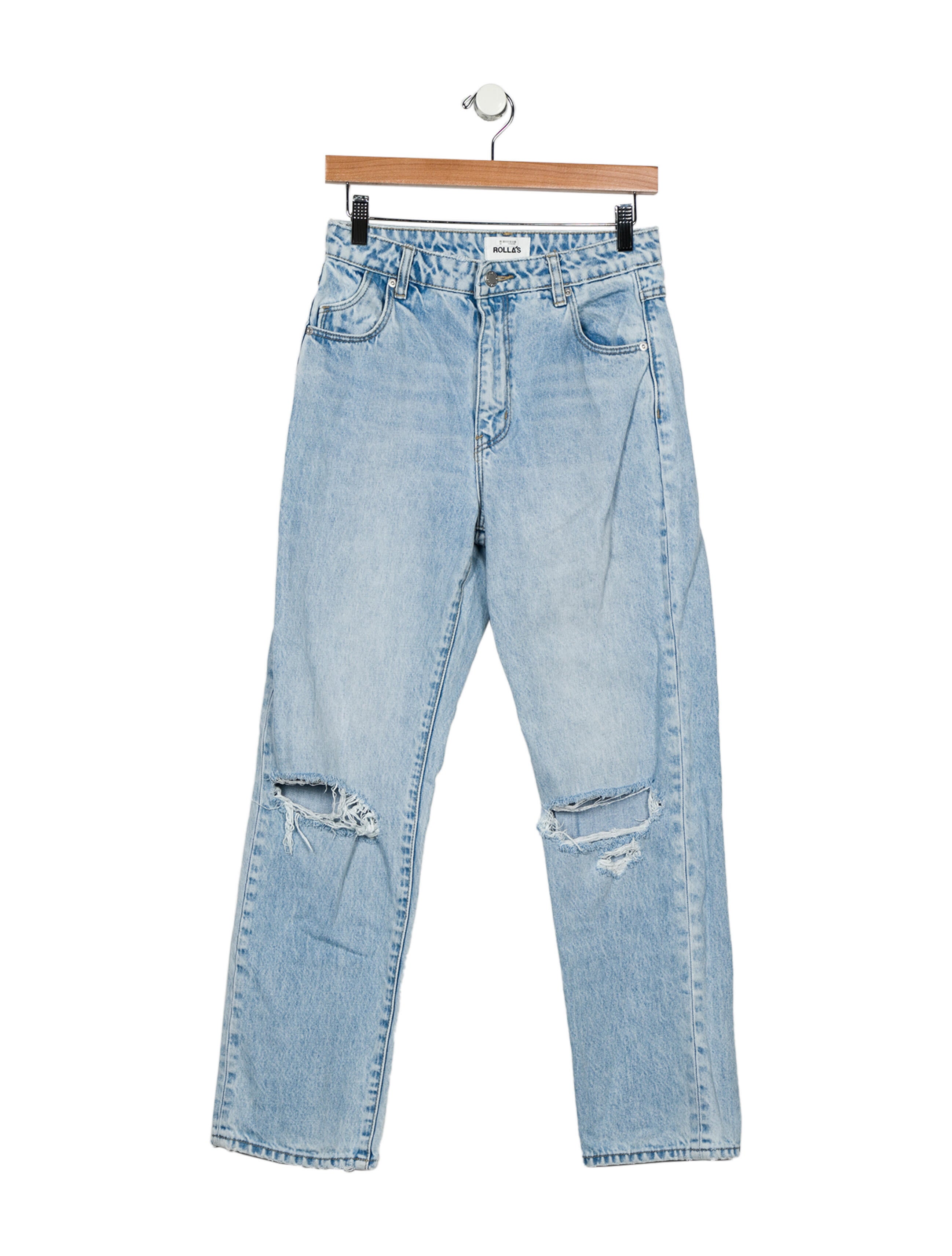 Rolla's High-Rise Straight Leg Jeans