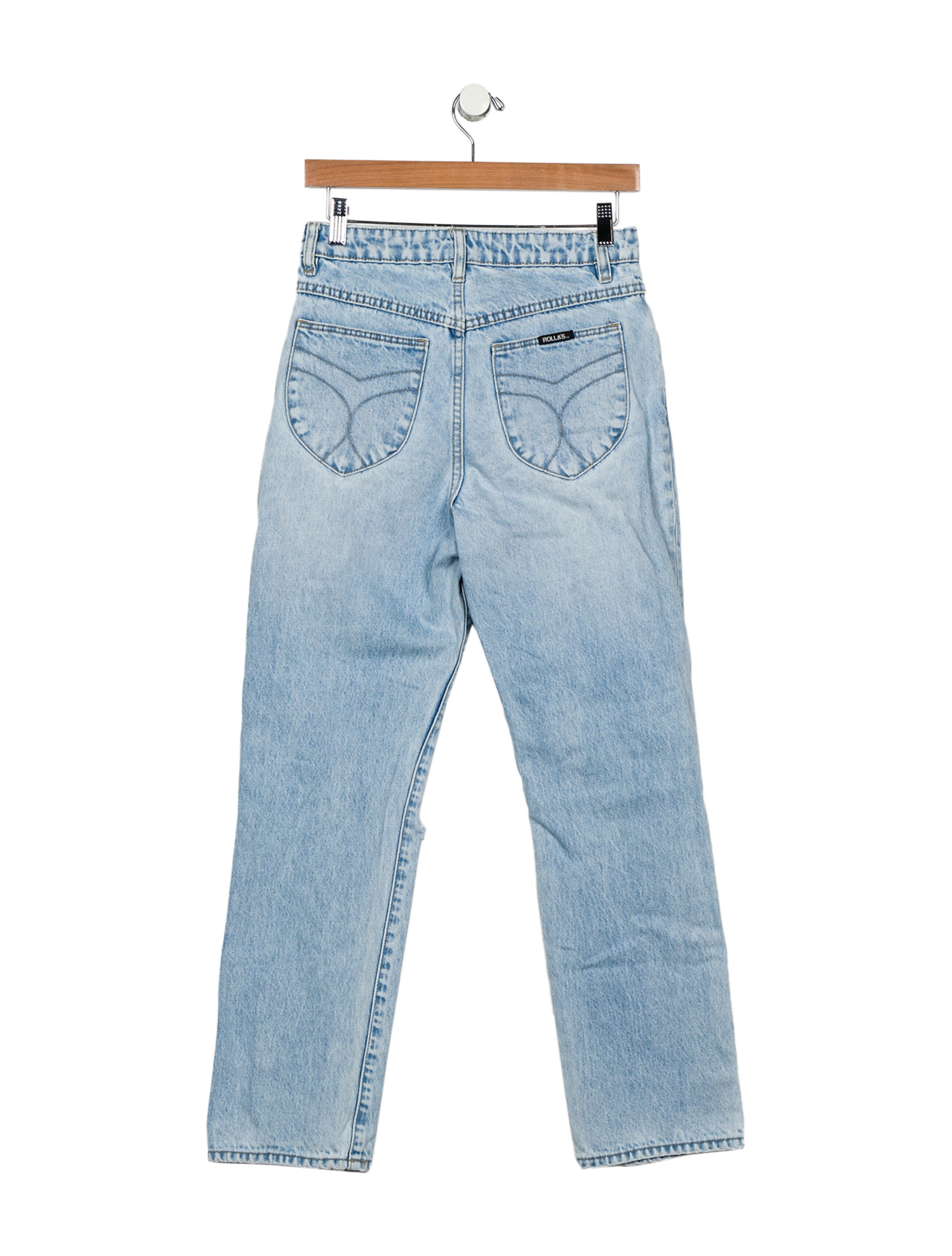 Rolla's High-Rise Straight Leg Jeans