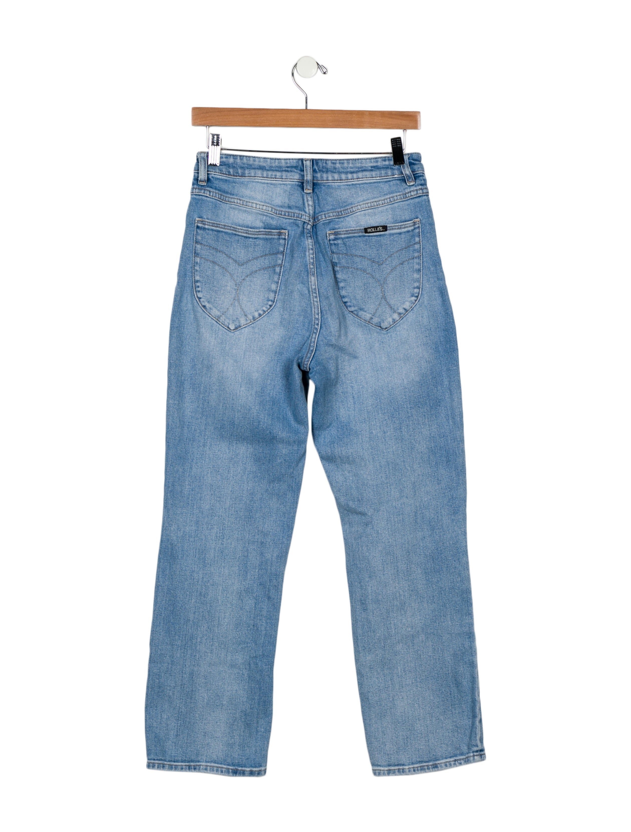 Rolla's High-Rise Straight Leg Jeans