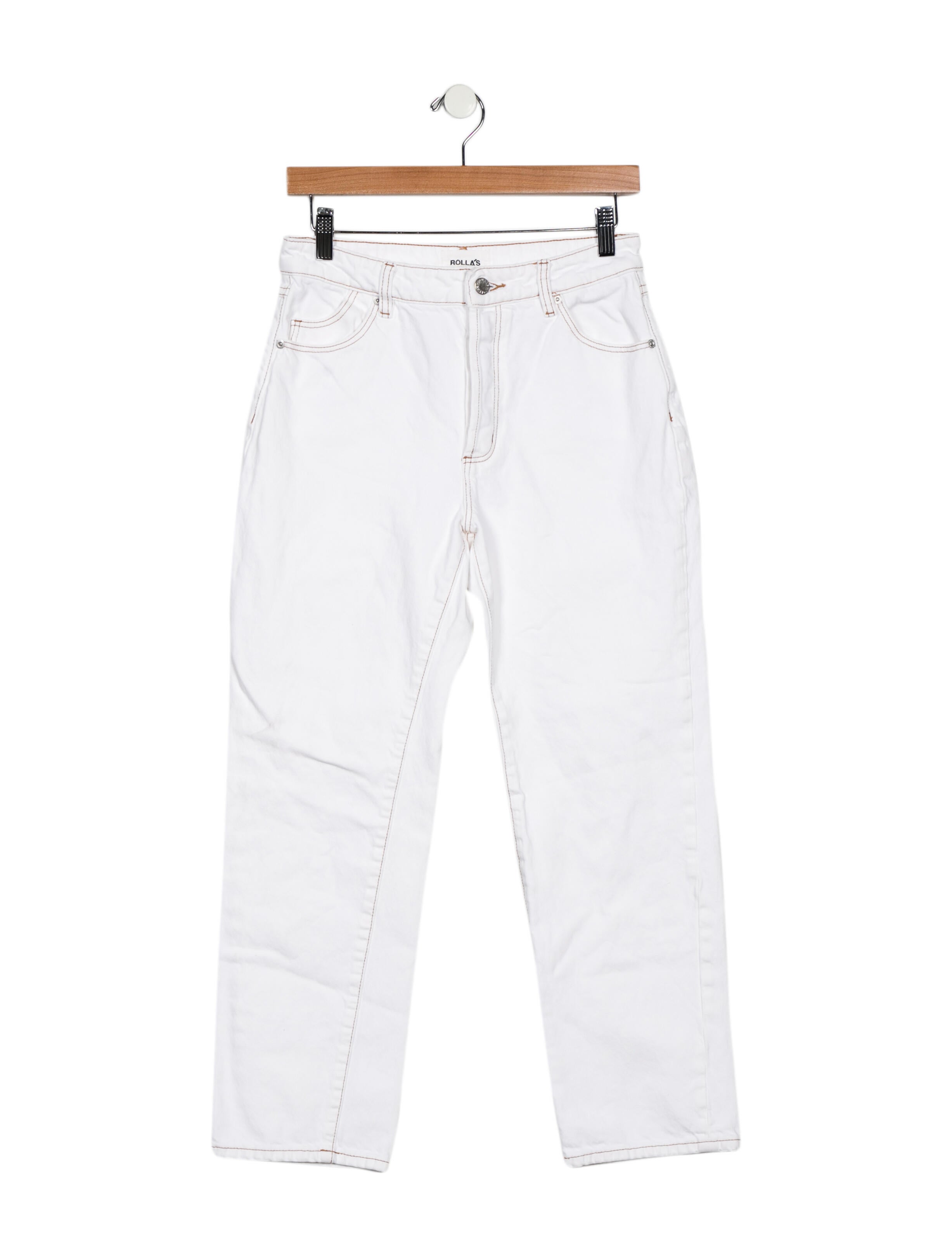 Rolla's Mid-Rise Straight Leg Jeans