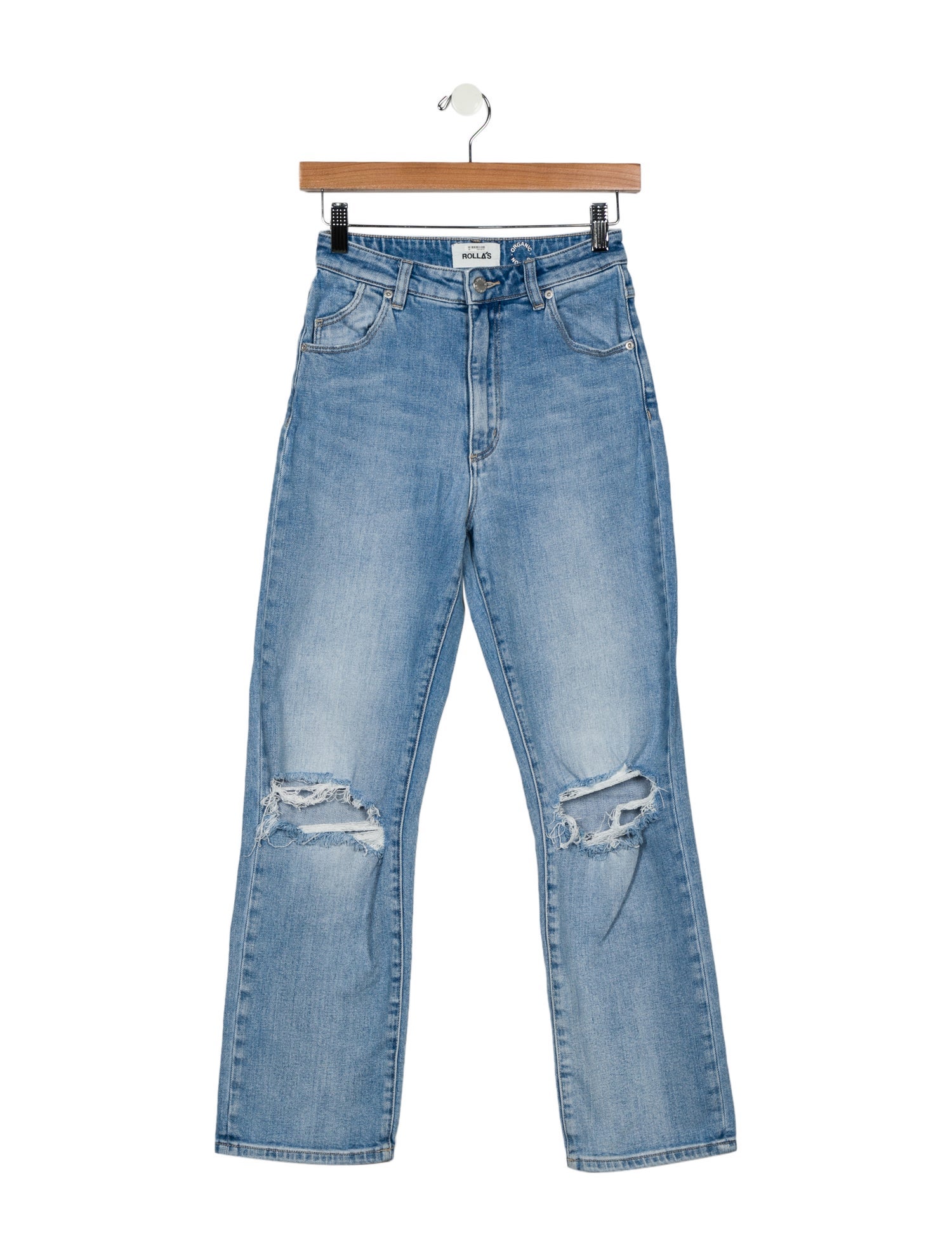 Rolla's Mid-Rise Straight Leg Jeans