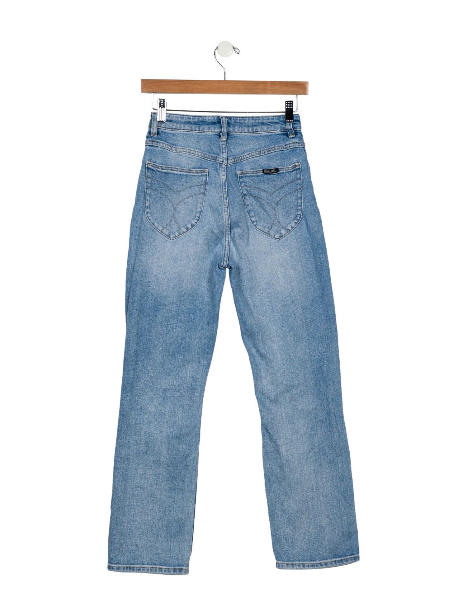 Rolla's Mid-Rise Straight Leg Jeans