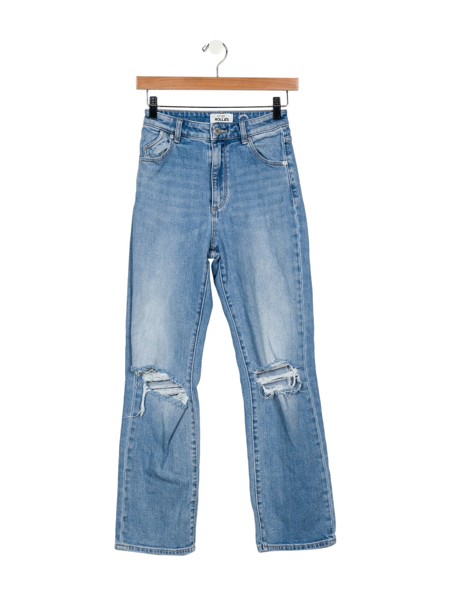 Rolla's Mid-Rise Straight Leg Jeans