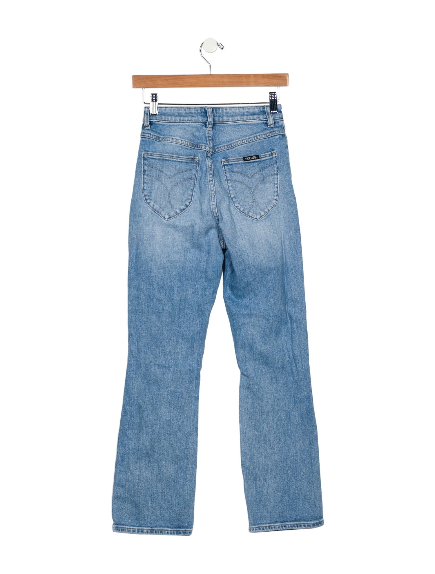 Rolla's Mid-Rise Straight Leg Jeans